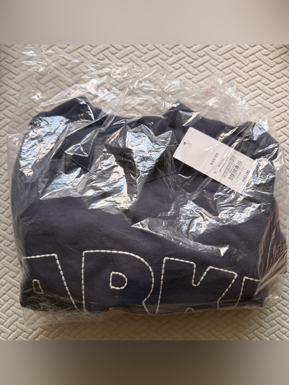 Parke Target Mockneck Pullover Sweatshirt Navy Blue Size XXS/XS IN HAND